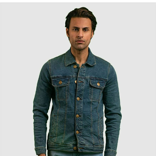 Dark Emerald Denim Jacket